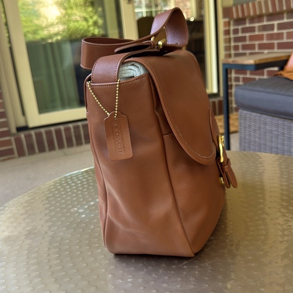 Vintage Coach #4164 Bedford Flap Messenger Bag - Picture 4 of 11